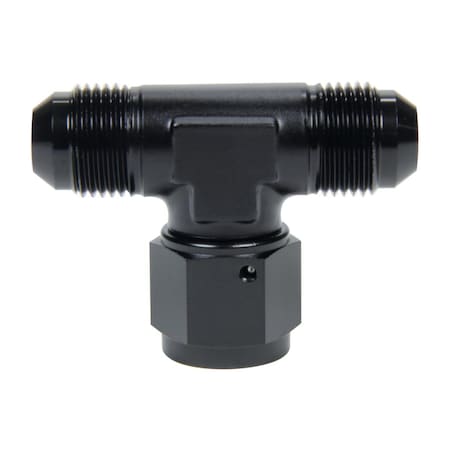 Allstar Performance 4AN Male x 4AN Female Swivel Tee Swivel On Side Adapter Fitting - Black ALL49651